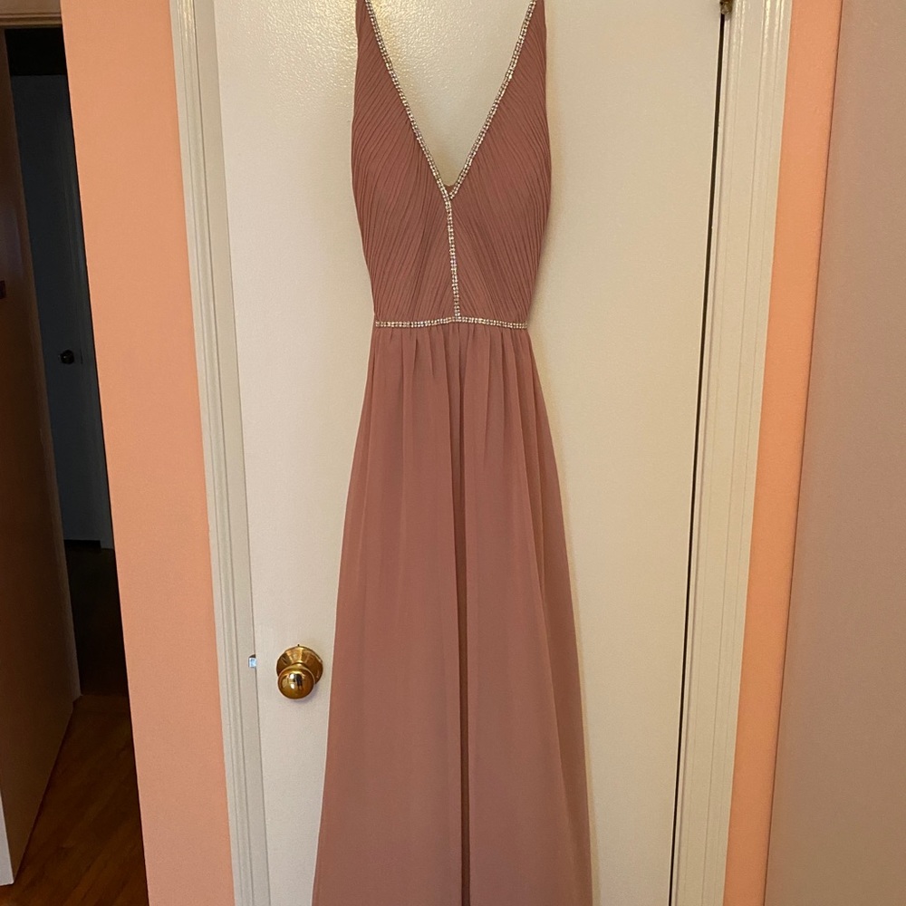Bridesmaid dress dusty rose